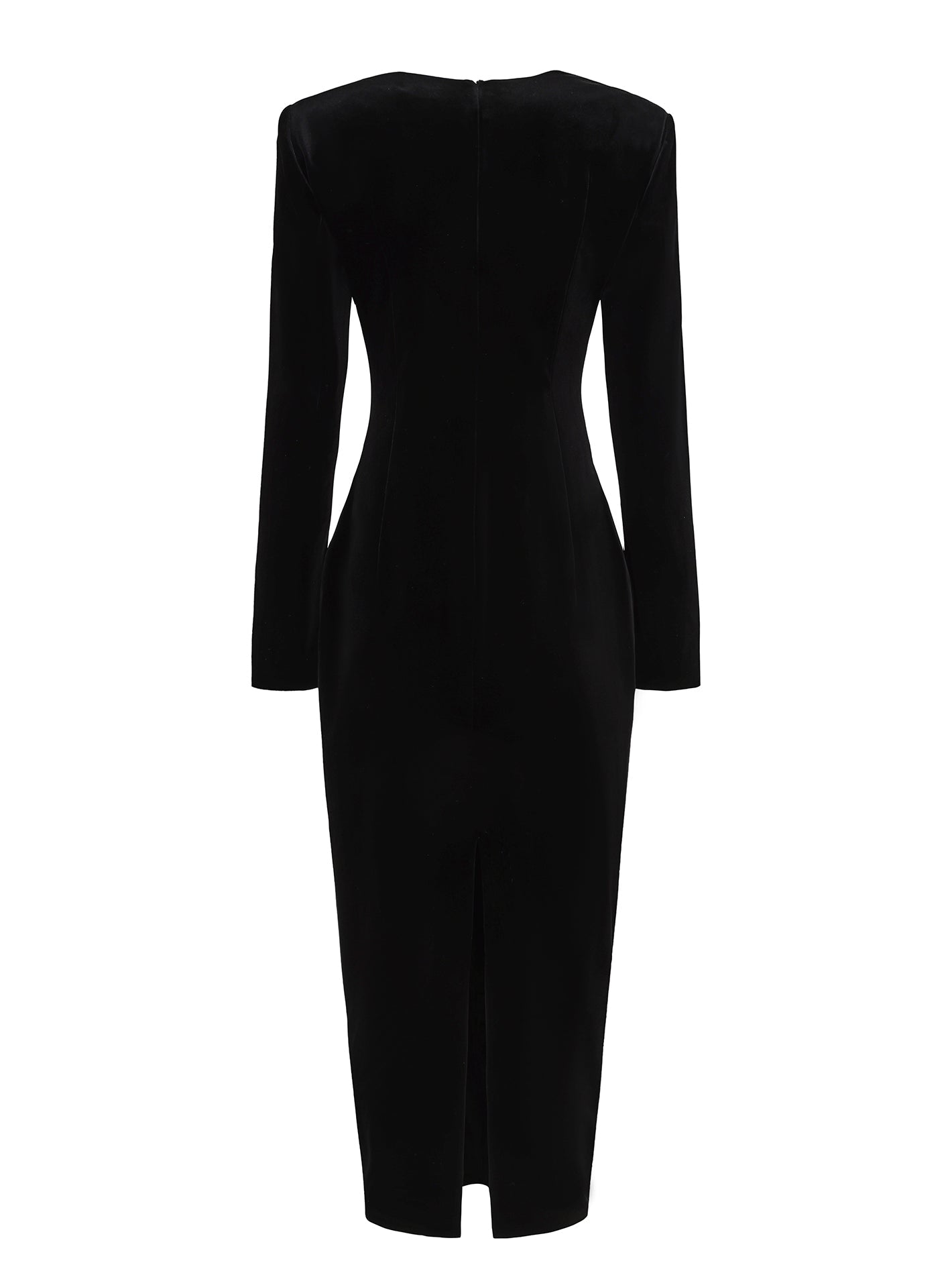 Veronica Velvet Dress (Black) (Final Sale)