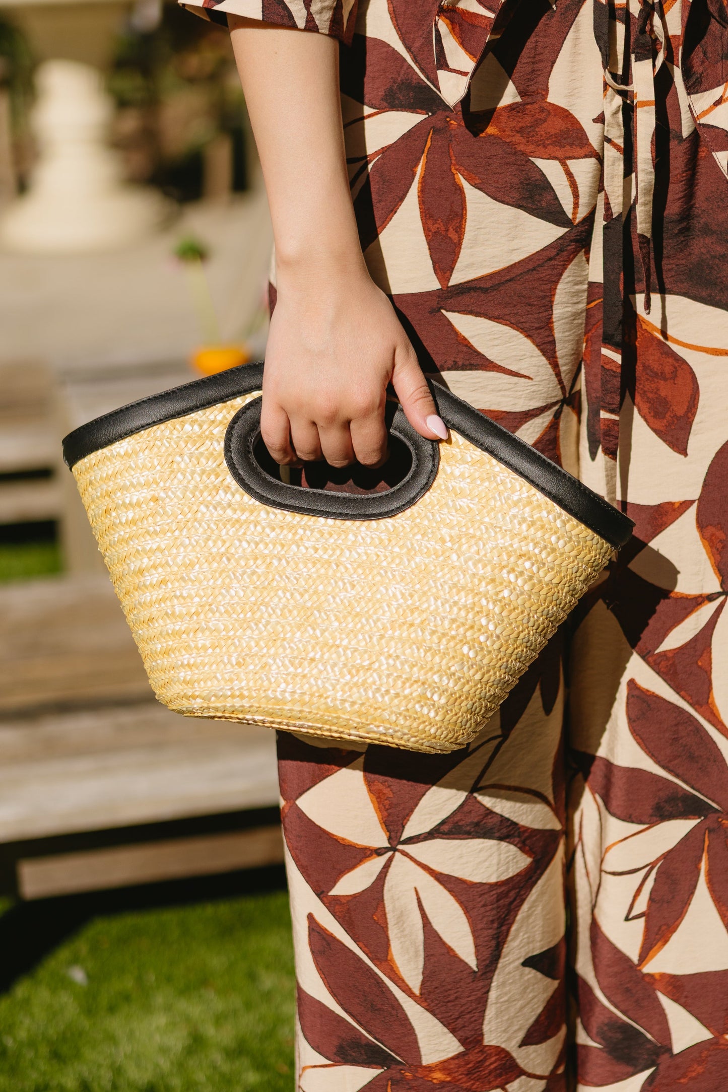 Carson Straw Bag