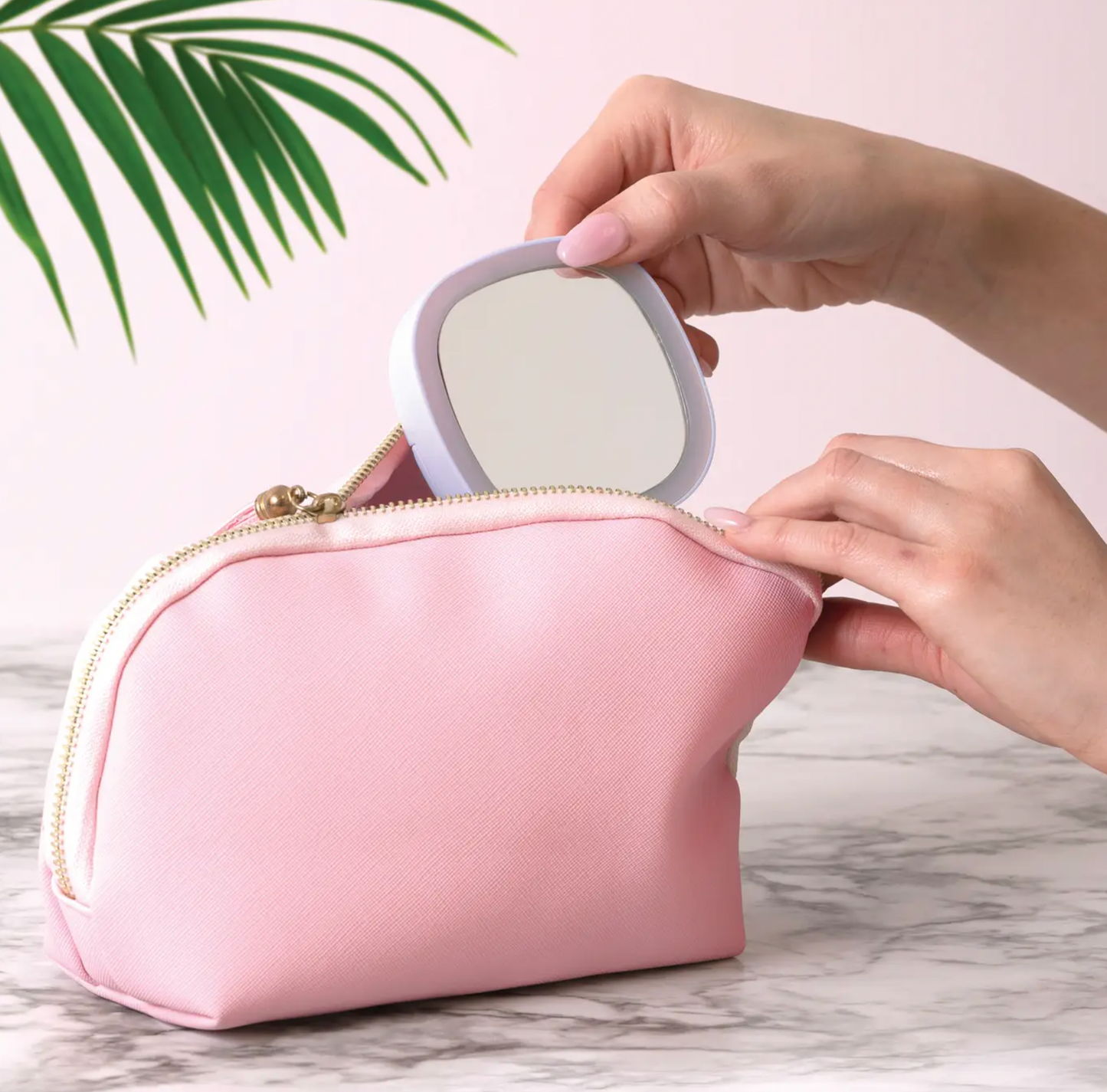 Lemon Lavender LED Light Up Mini Mirror