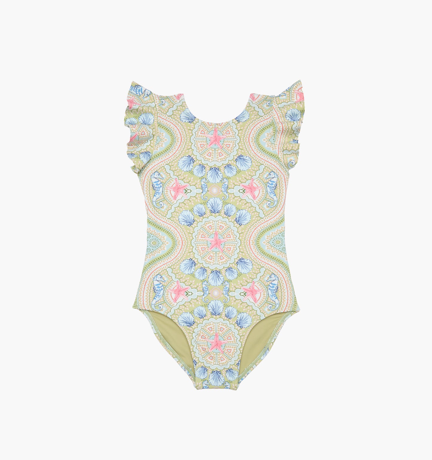 The Baby Rosie Swimsuit - Sea Scroll