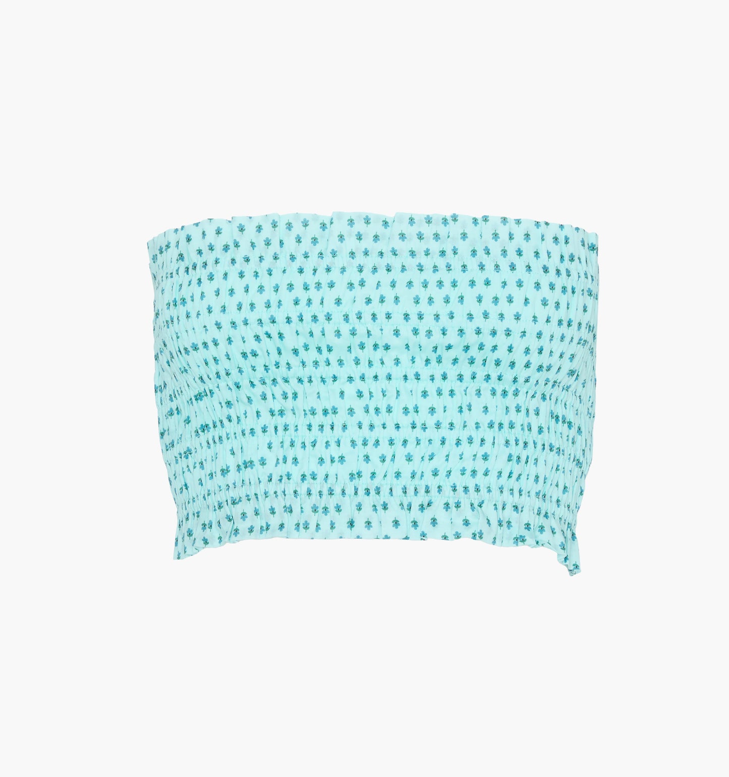 The June Nap Top - Teal Poppy Half Drop