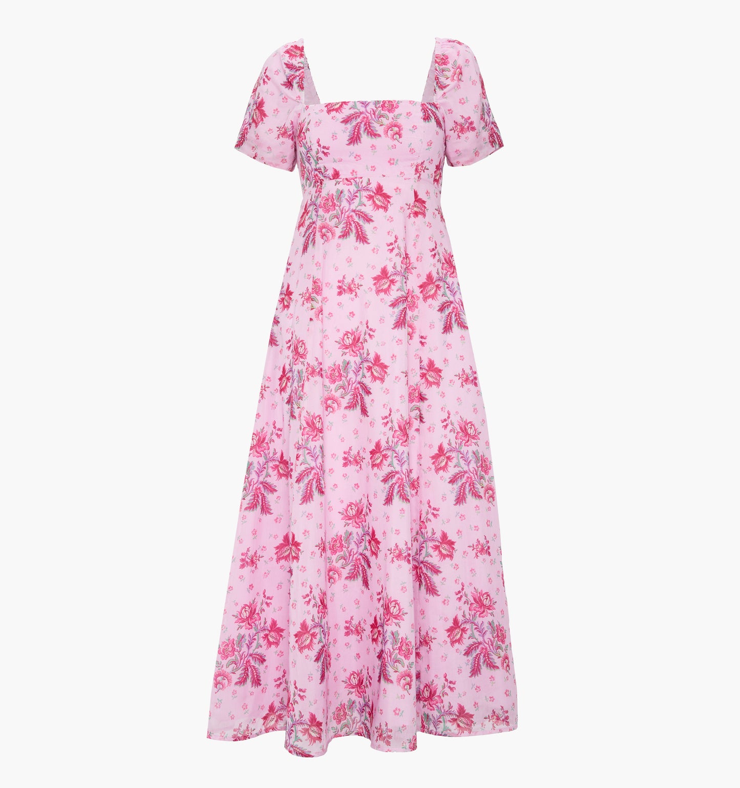 The Matilda Dress - Pink Delft Bouquet