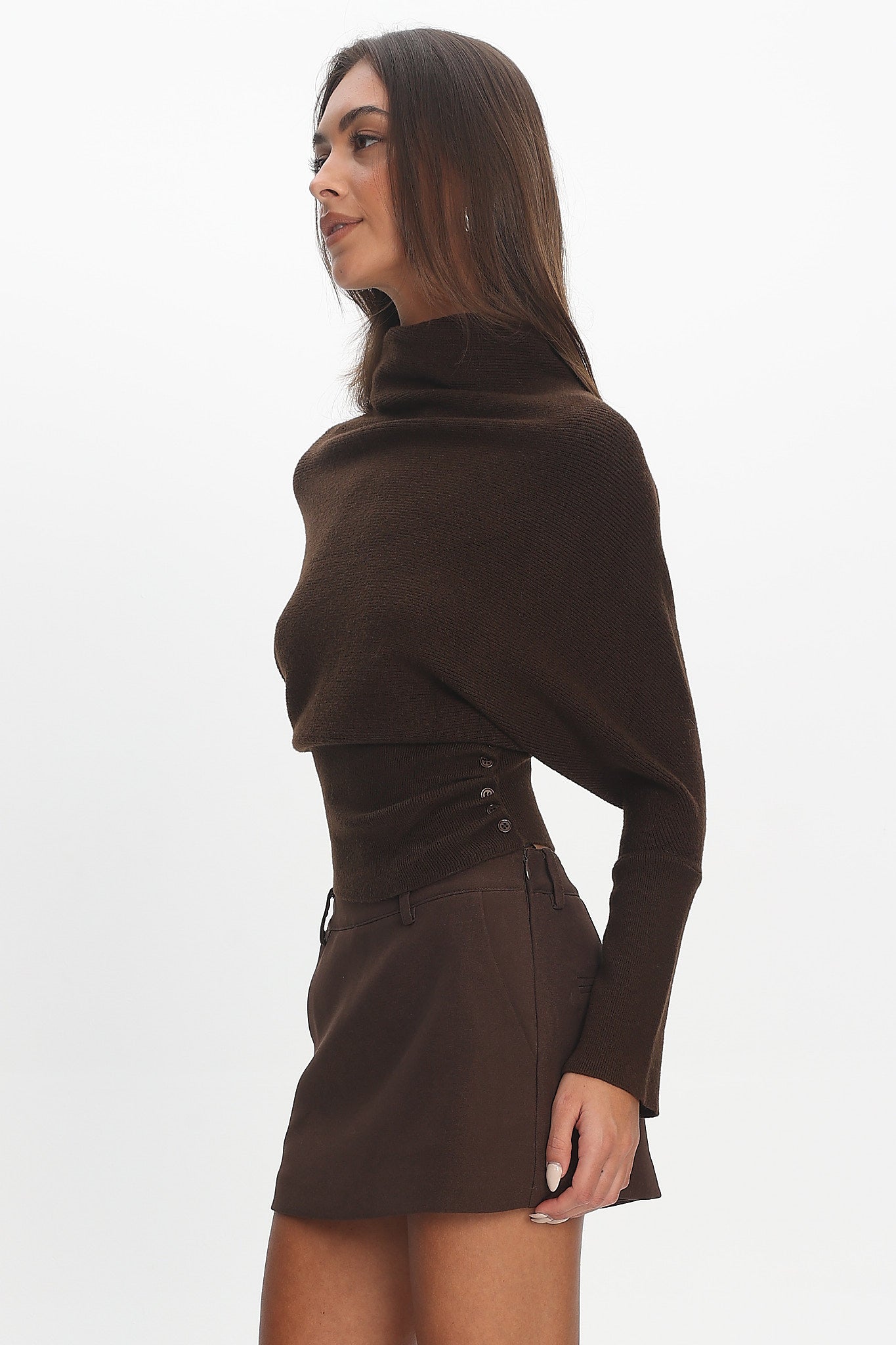 Get Started Mini Skort Brown
