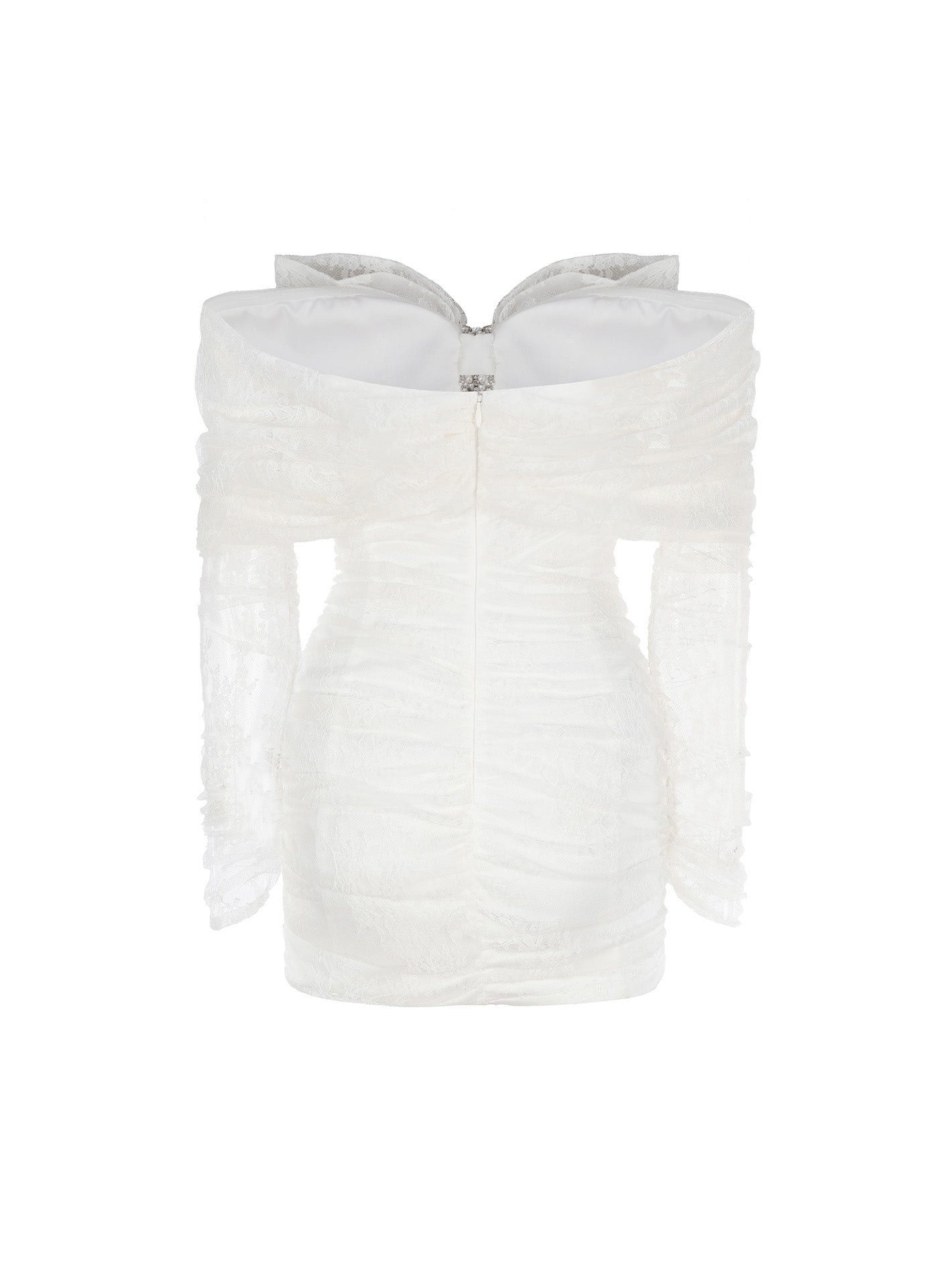 Sydney Bow Dress (White) (Final Sale)