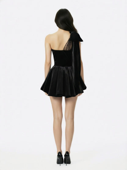 Zephina Velvet Mini Dress