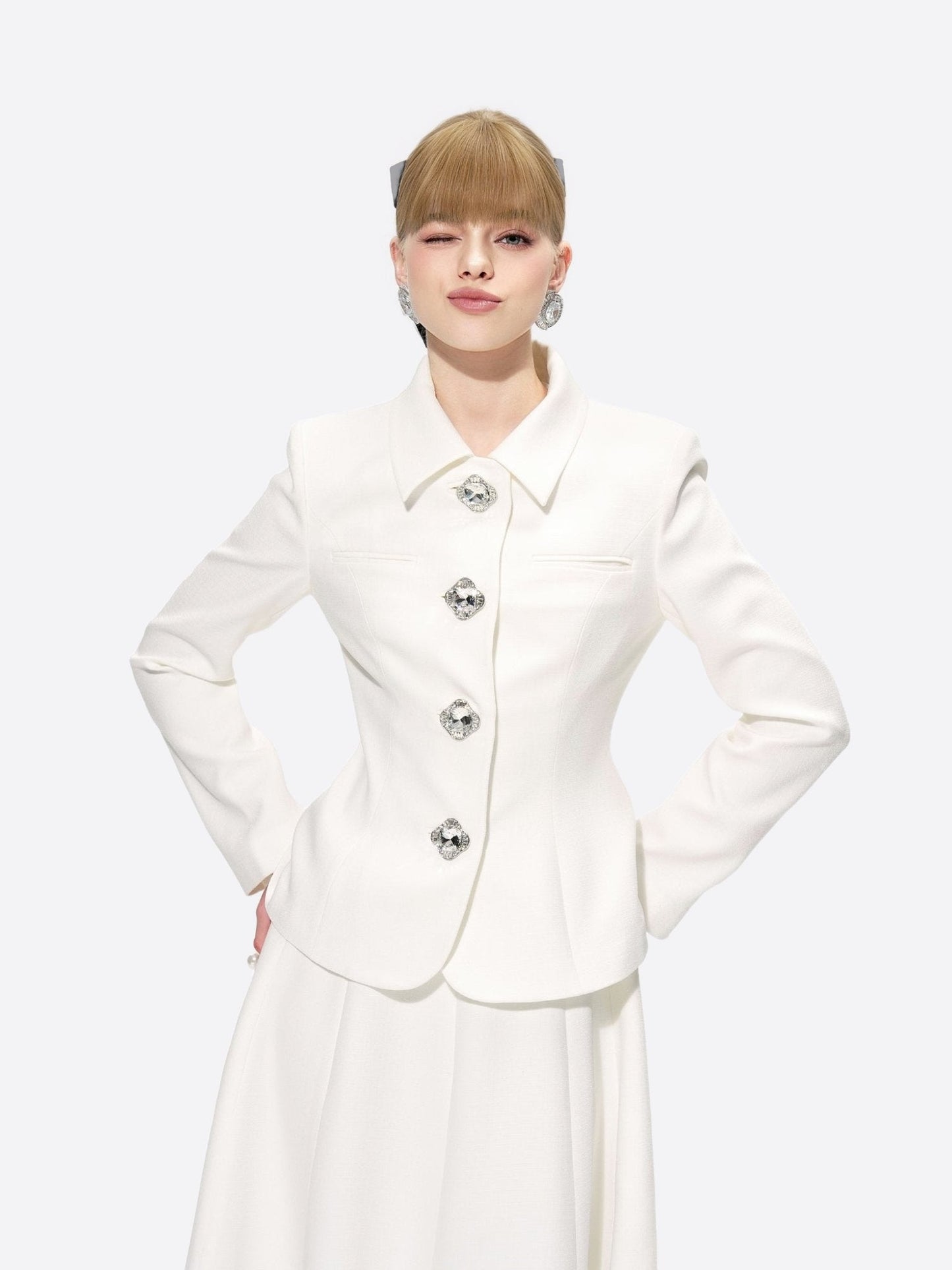Vanessa Blazer (White)