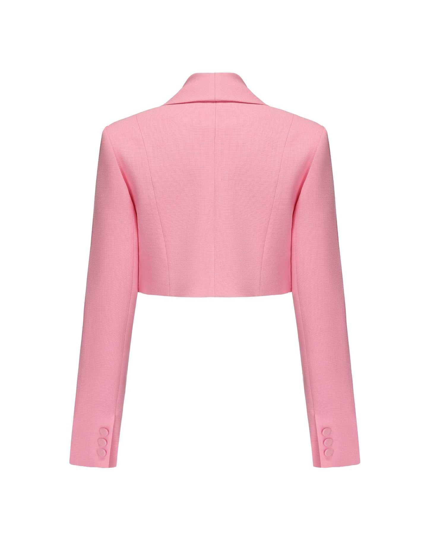 Veronica Crop Blazer (Pink)