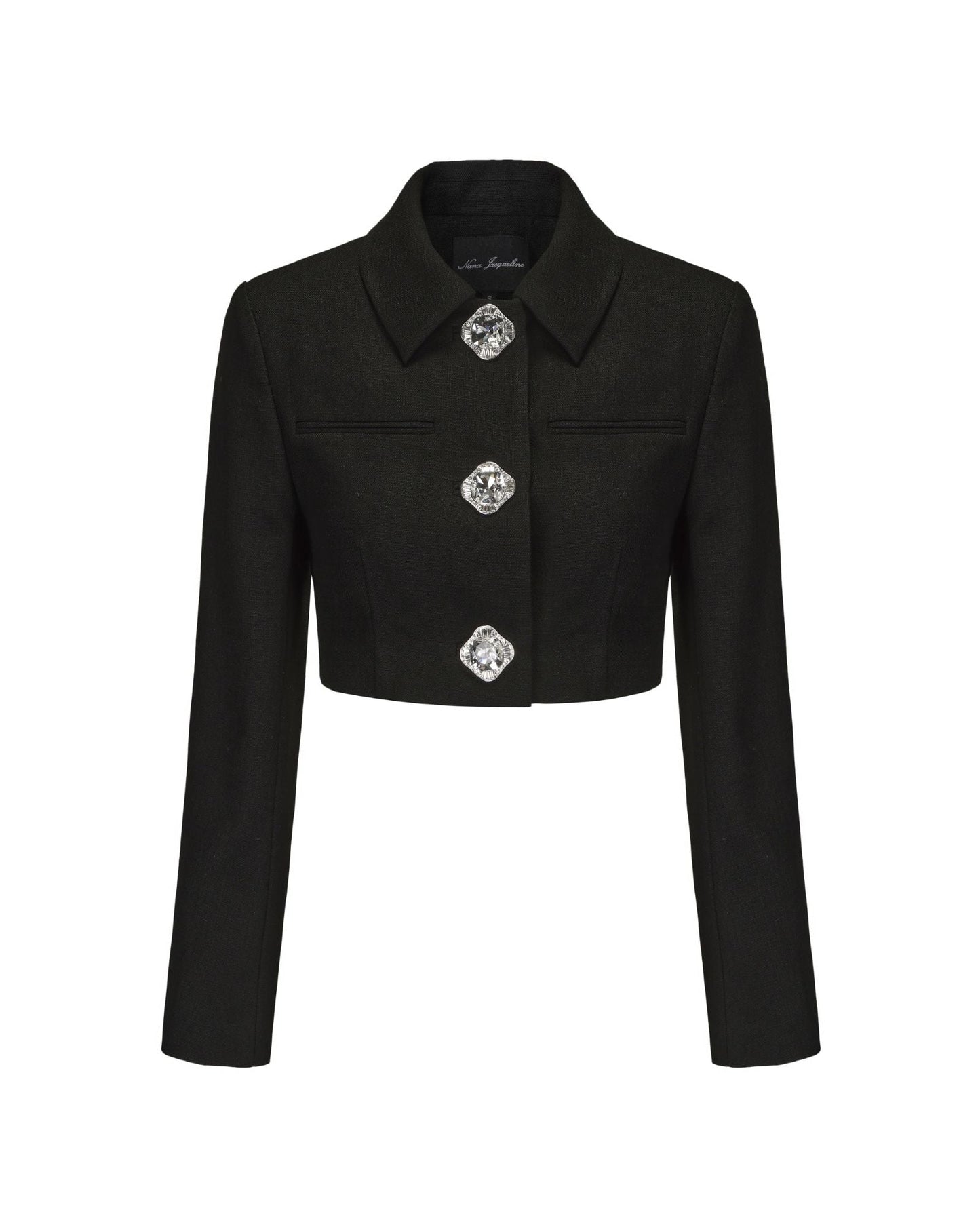 Tatiana Crop Blazer (Black)