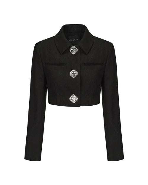 Tatiana Crop Blazer (Black)