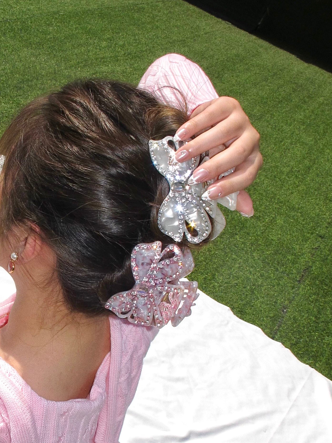 Sydney Hair Clip (White)