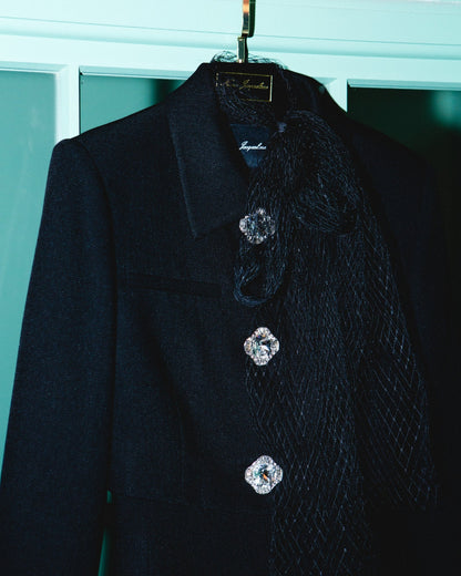Tatiana Crop Blazer (Black)