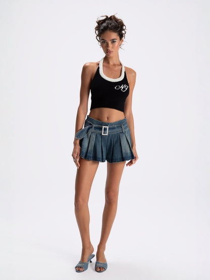 Teresa Mini Skirt (Denim) (Final Sale)