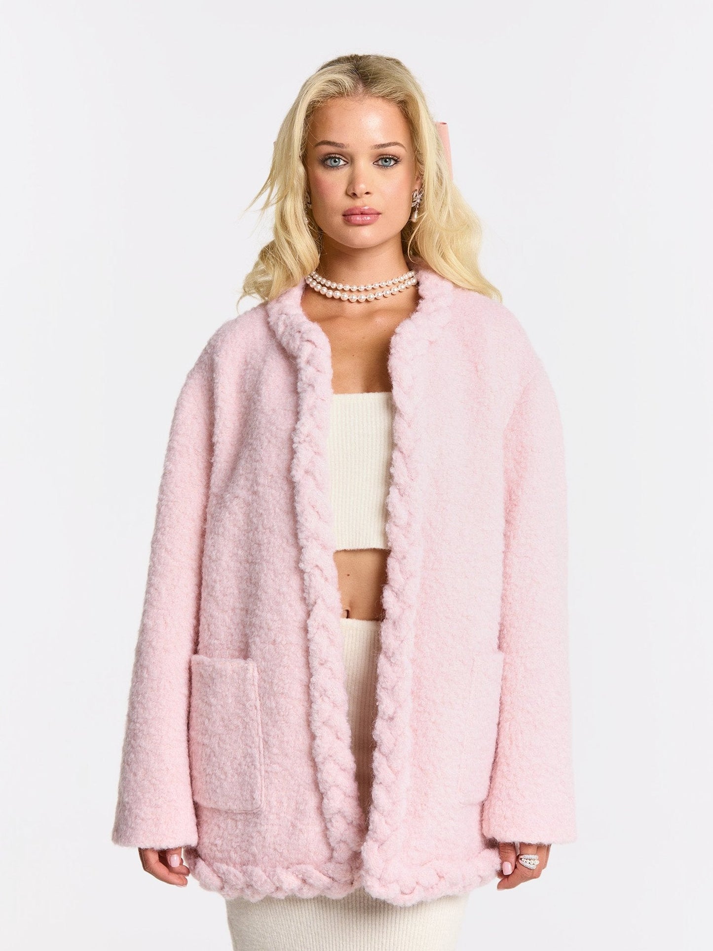 Talia Coat (Pink) (Final Sale)