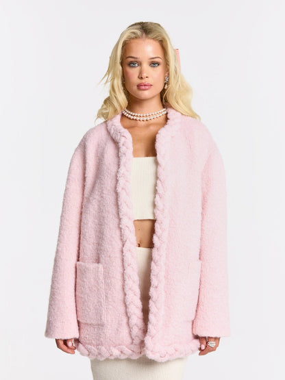 Talia Coat (Pink) (Final Sale)