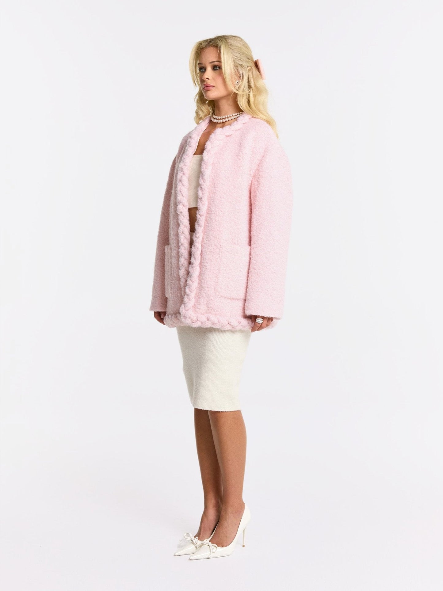 Talia Coat (Pink) (Final Sale)