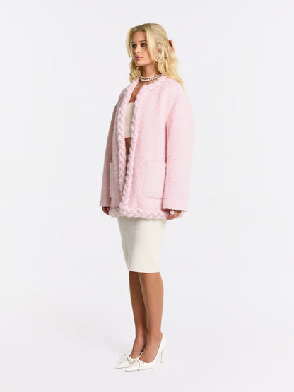 Talia Coat (Pink) (Final Sale)