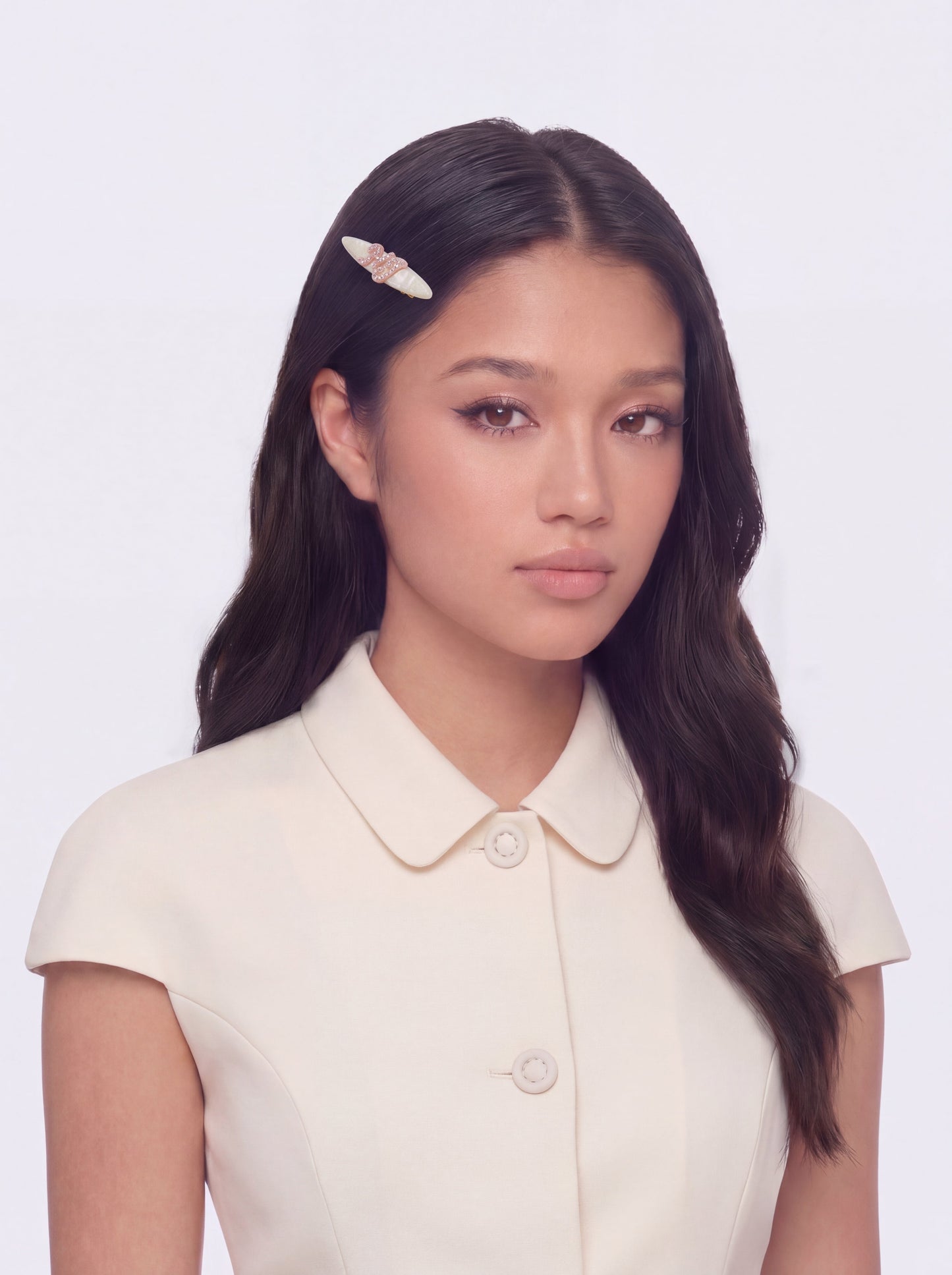 Starlette Logo Blush Hair Clip