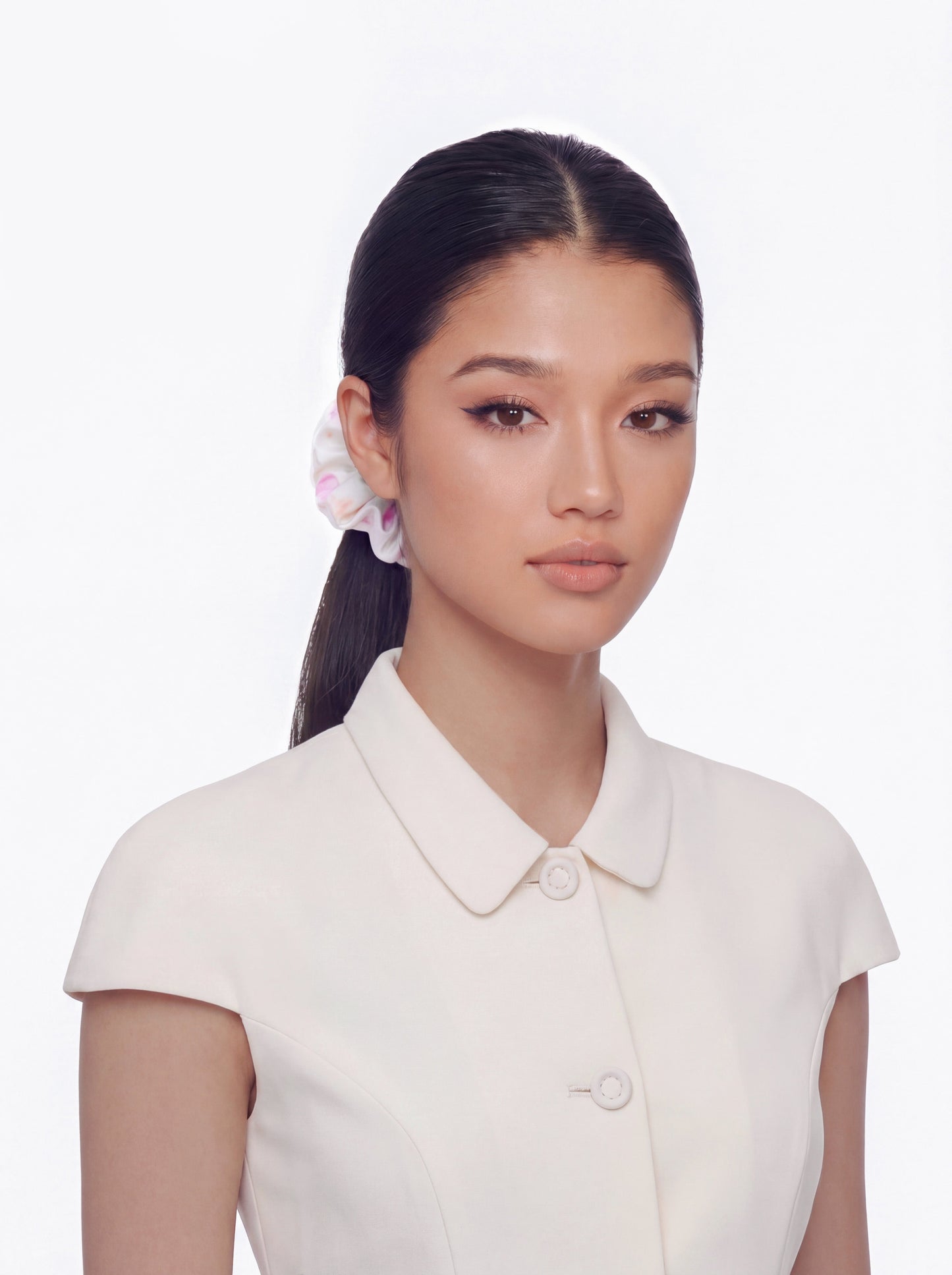 Novella Logo Floral Hair Tie