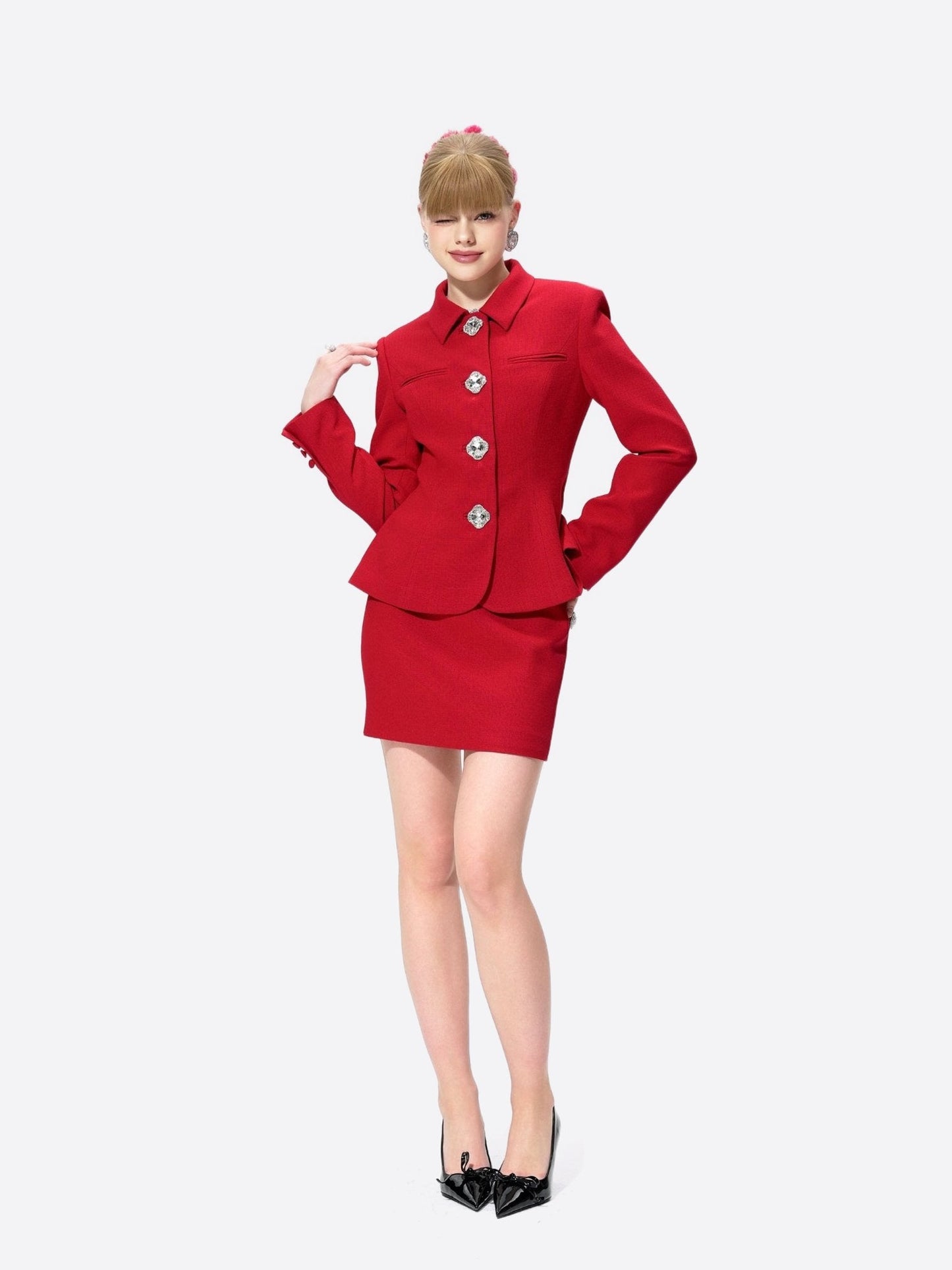 Vanessa Skirt (Red)
