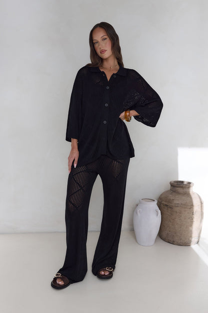Coral Sands Pants Black
