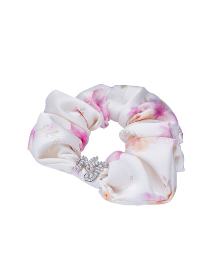 Novella Logo Floral Hair Tie