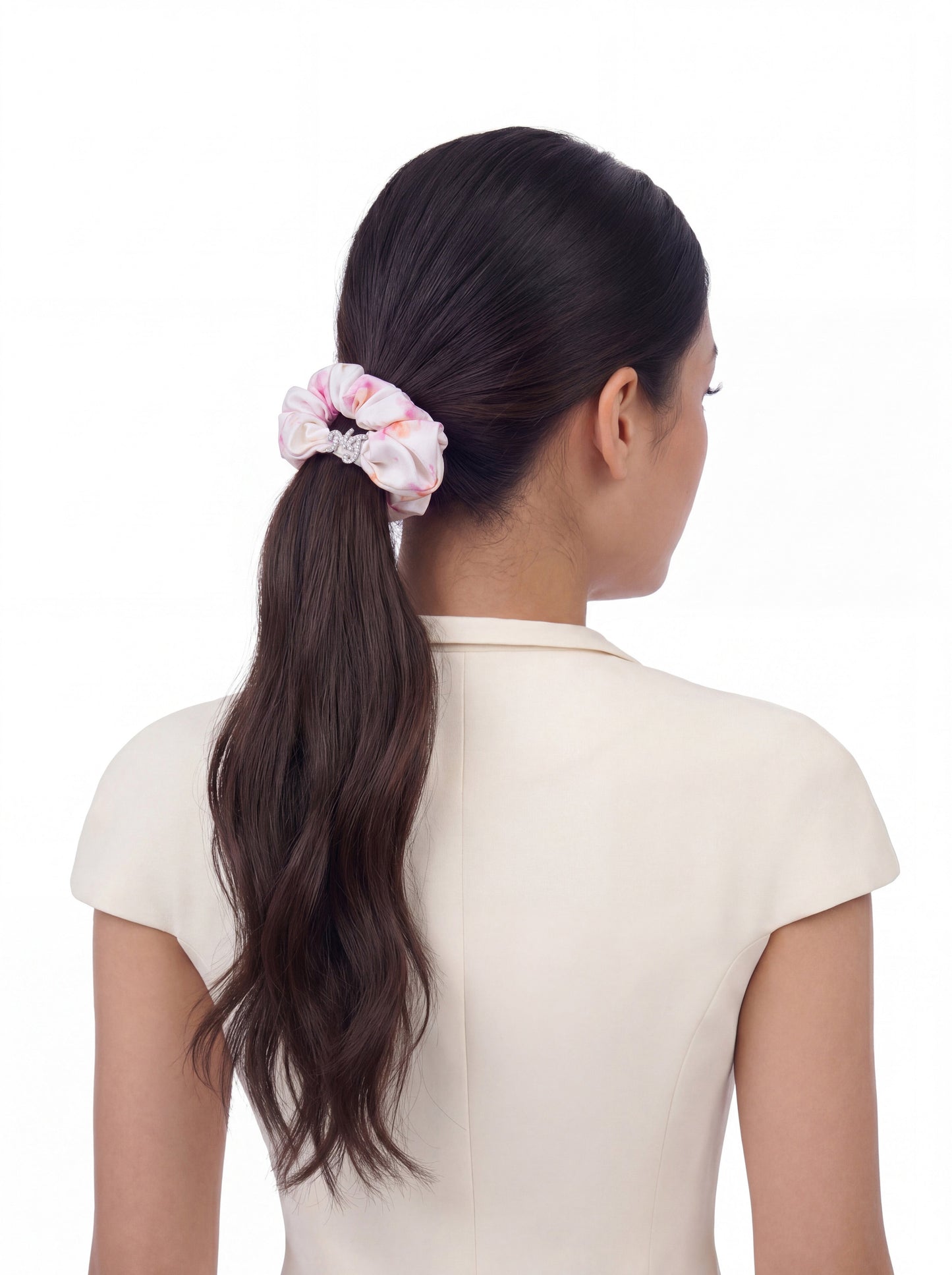 Novella Logo Floral Hair Tie