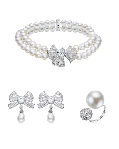 The Pearl & Diamonds Set