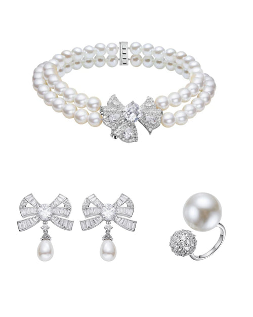 The Pearl & Diamonds Set