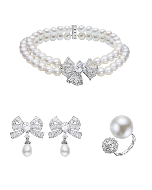 The Pearl & Diamonds Set