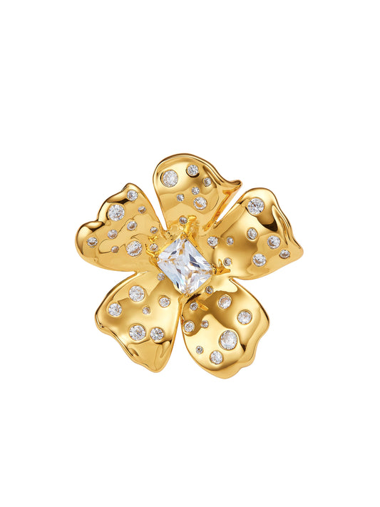 Talluah Floral Gold Ring