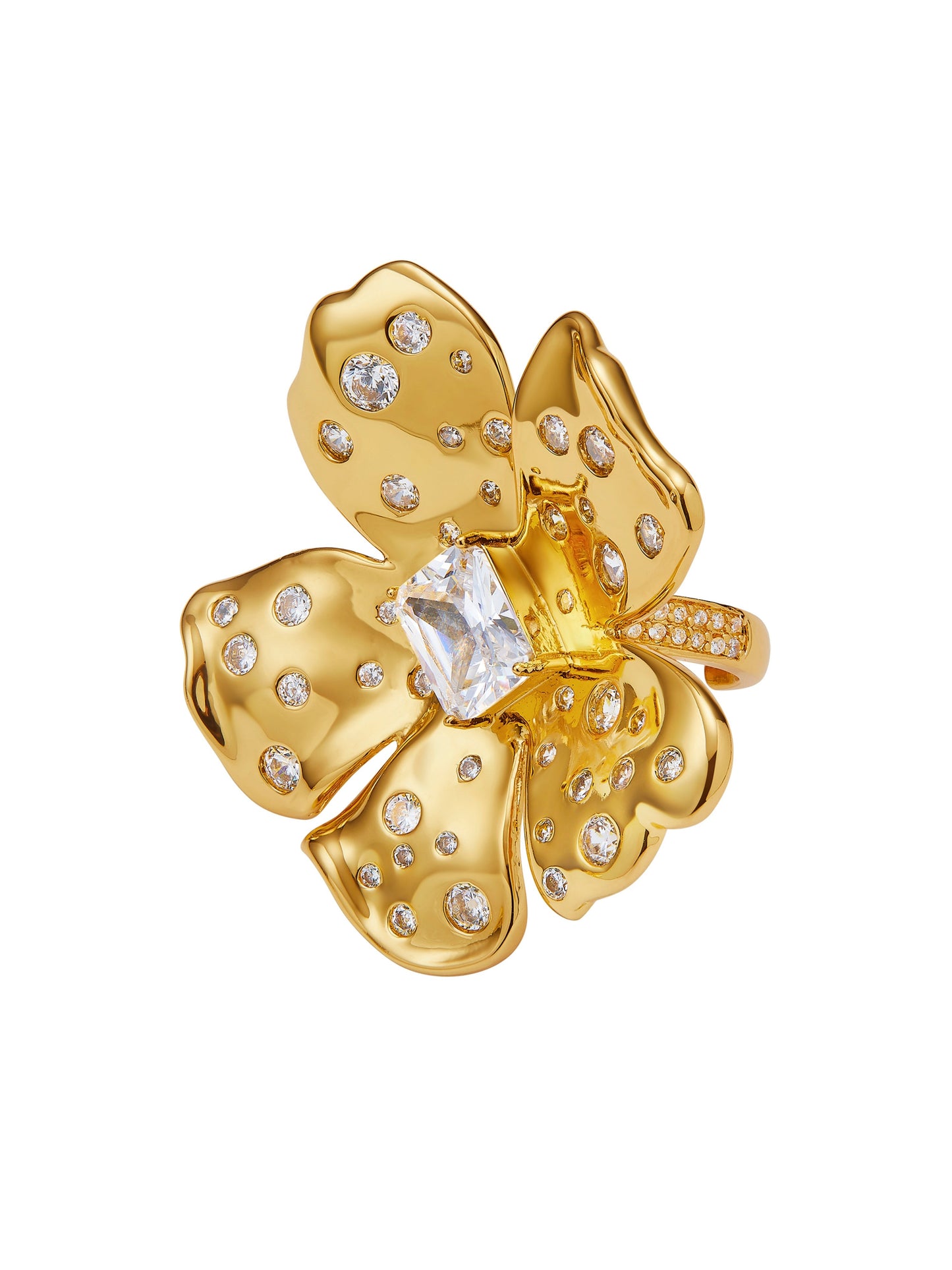 Talluah Floral Gold Ring
