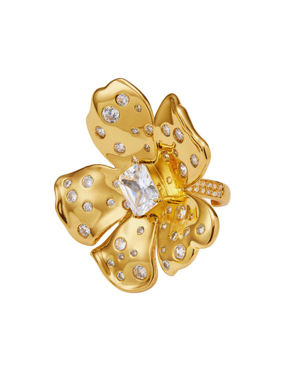 Talluah Floral Gold Ring