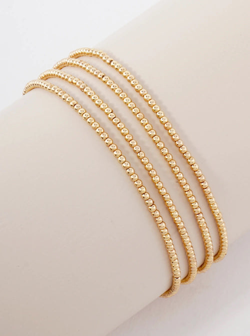 Isla Skinny Bracelet Set – 4 Pieces