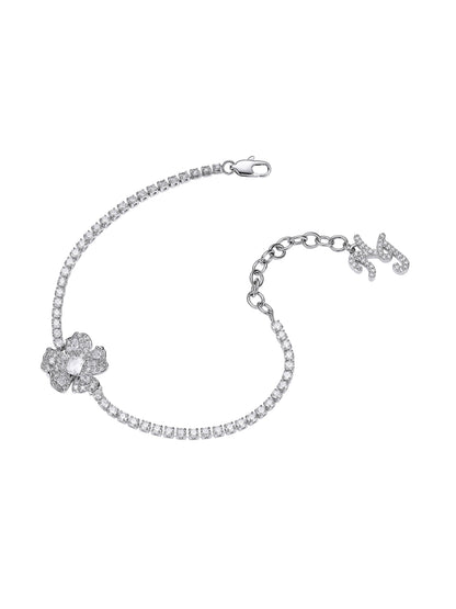 Soleil Floral White Bracelet