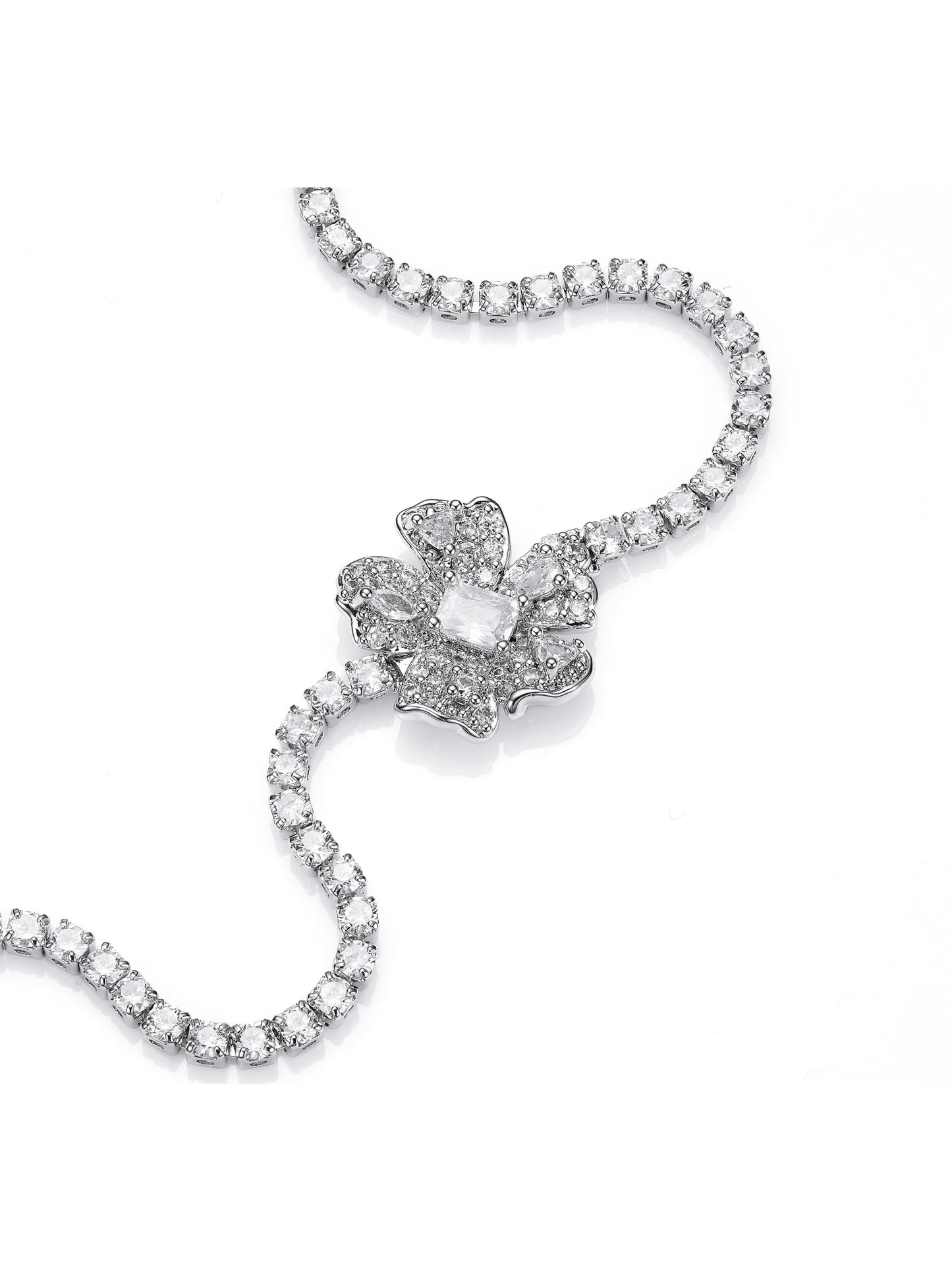 Soleil Floral White Bracelet