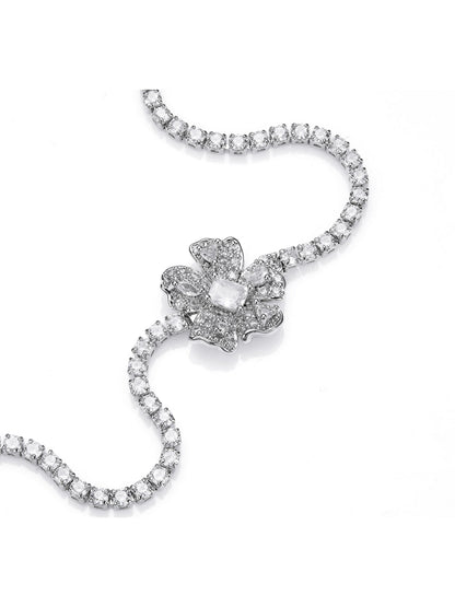 Soleil Floral White Bracelet