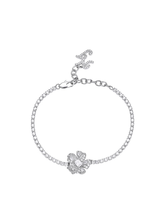 Soleil Floral White Bracelet