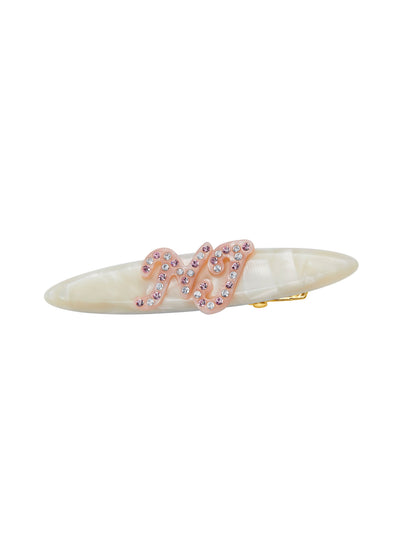 Starlette Logo Blush Hair Clip