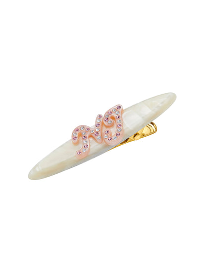 Starlette Logo Blush Hair Clip