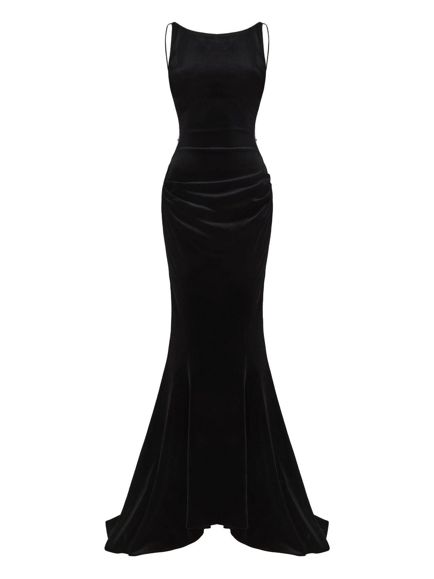Pauline Velvet Dress (Black)