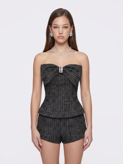 Renée Strapless Bow Top