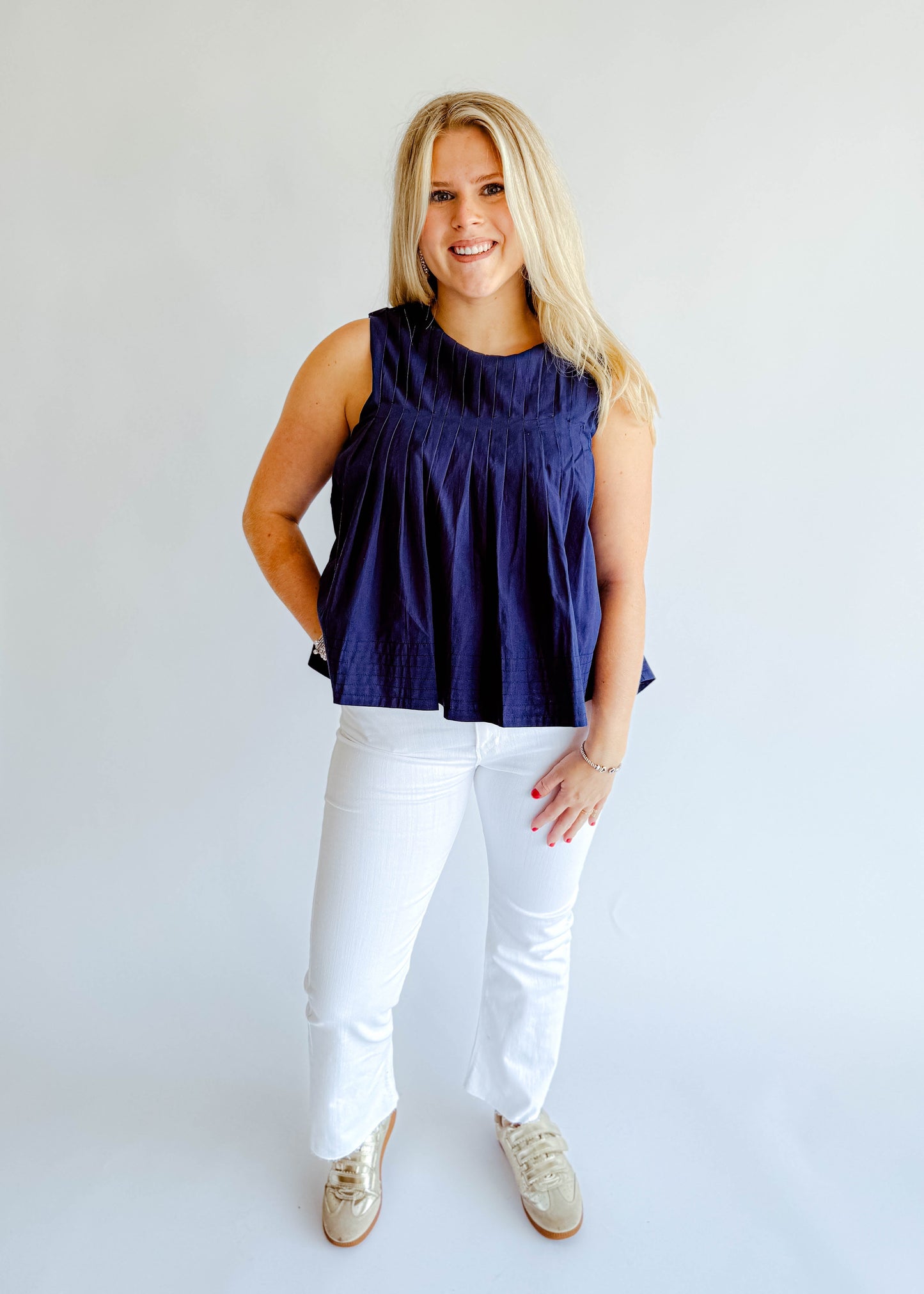 Cropped Denim Flare Jeans