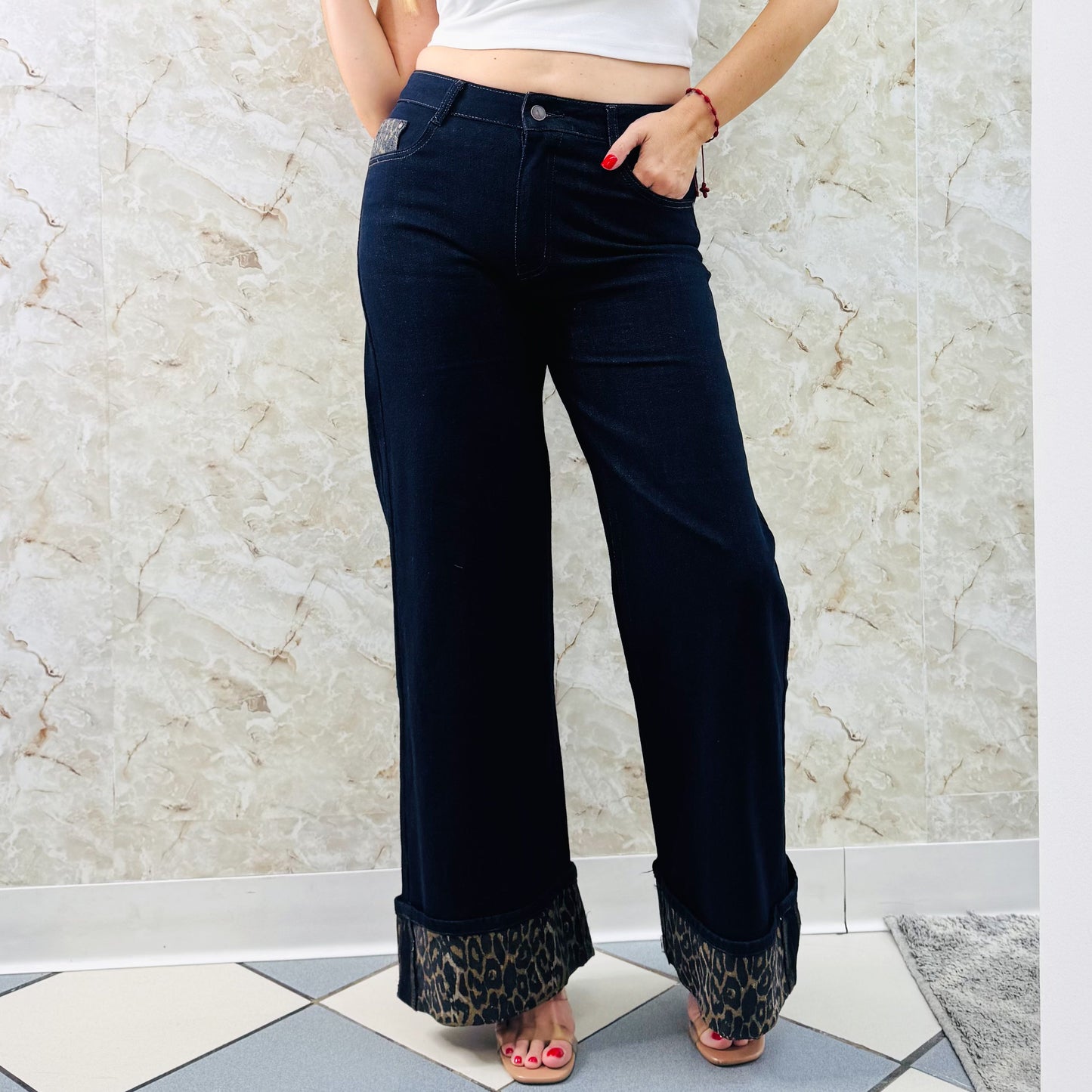 Leopard Jeans