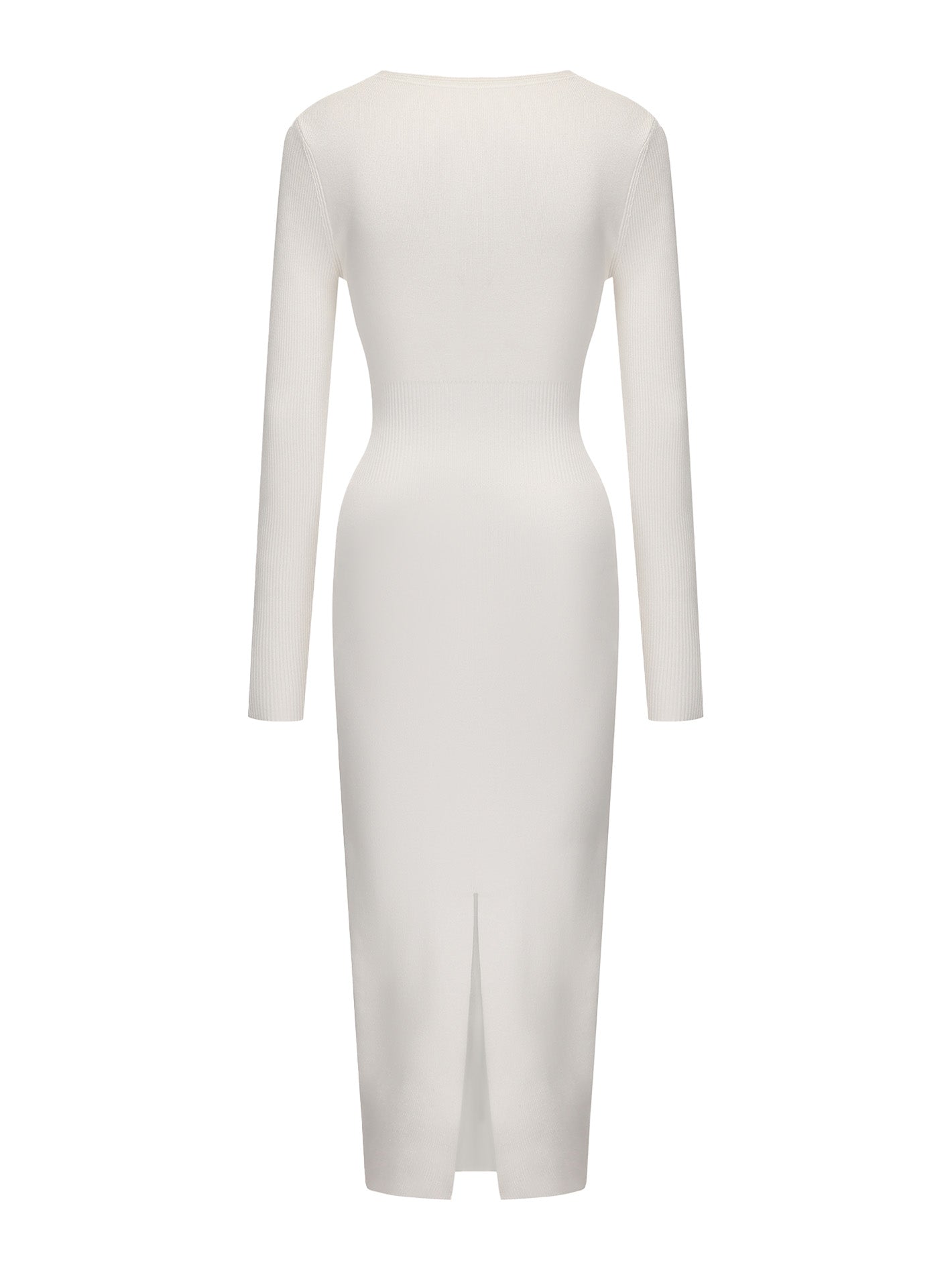 Rylee Knit Dress (White) (Final Sale)