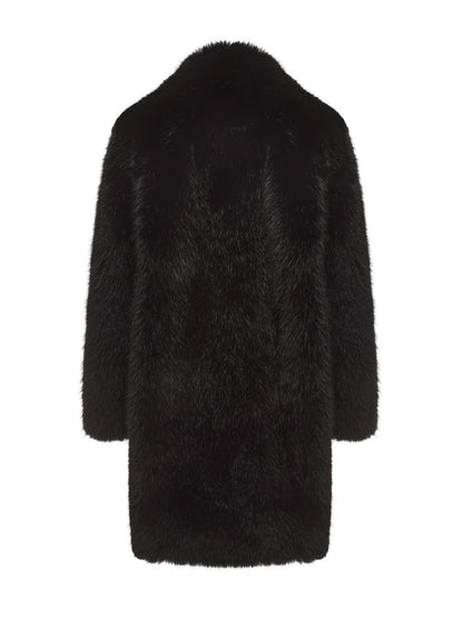 Sofia Fur Coat (Black) (Final Sale)