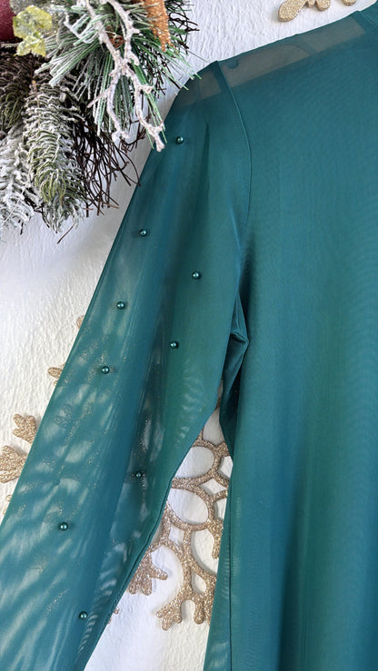 Pearl Mesh Under Layer, Green