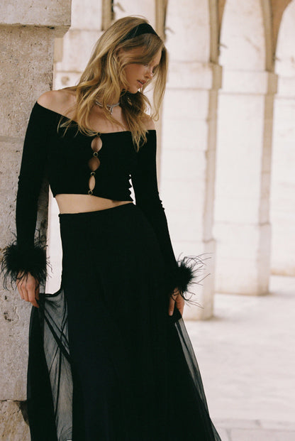 Théa Top (Black) (Final Sale)