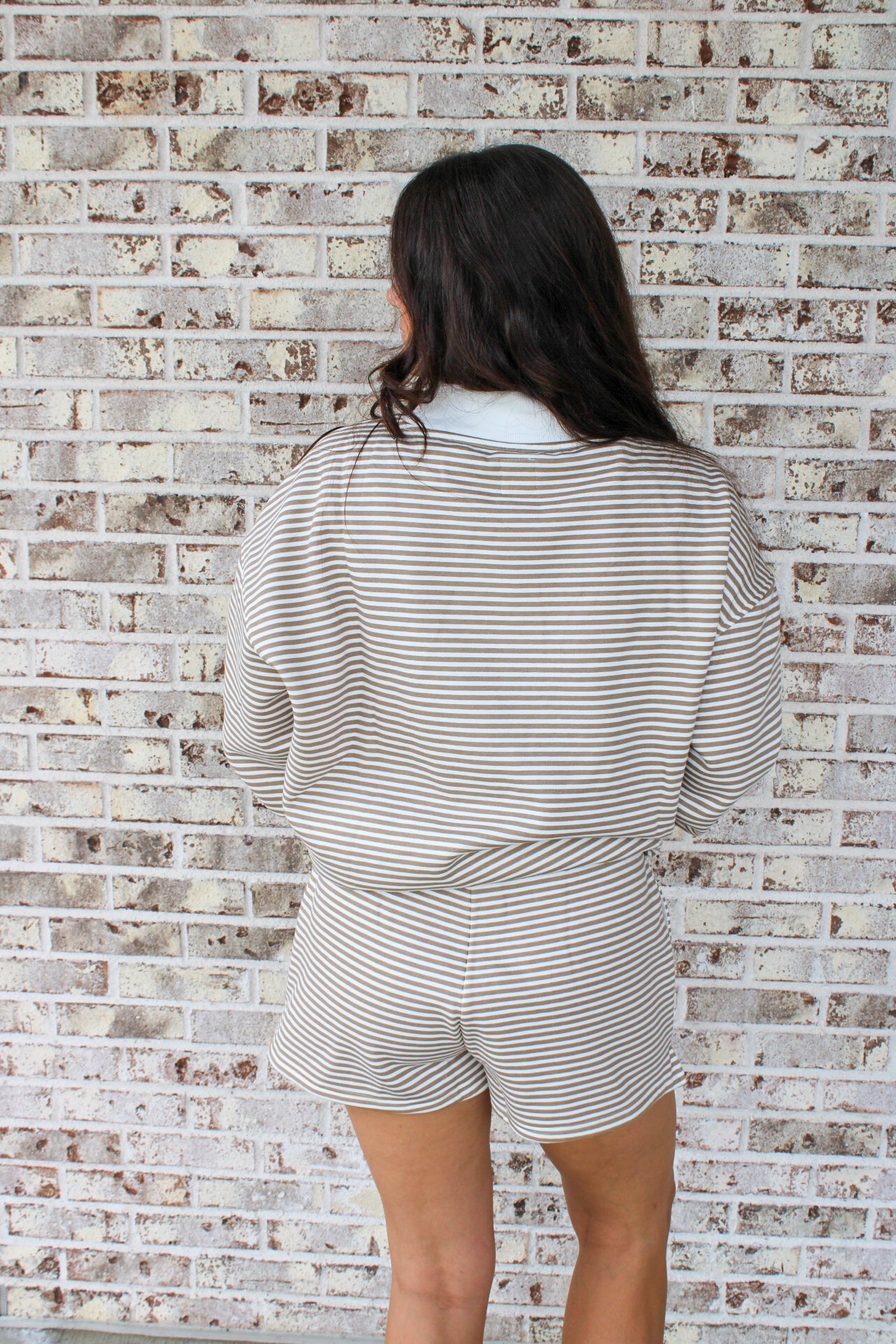 Graham Striped Mock Neck