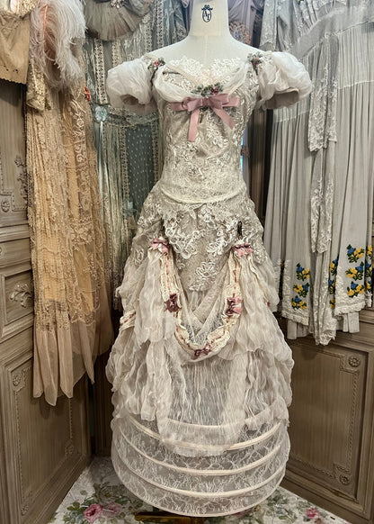 Edwardian dollette skirt / crinoline