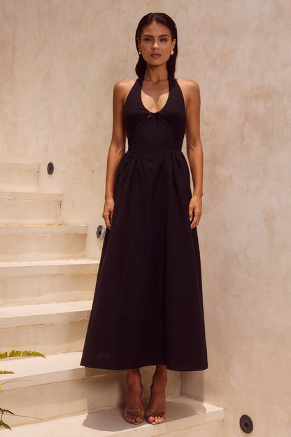 Henrietta Midi Dress - Black